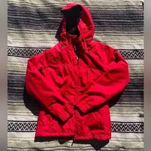APERTURE like-new women’s red ski snowboard snow winter jacket with hood